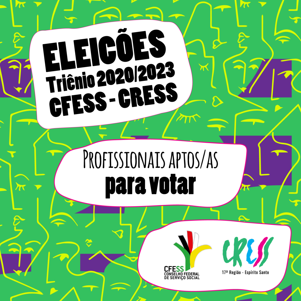 Eleições CFESS-CRESS: veja a primeira lista das e dos assistentes sociais  aptas/os a votar