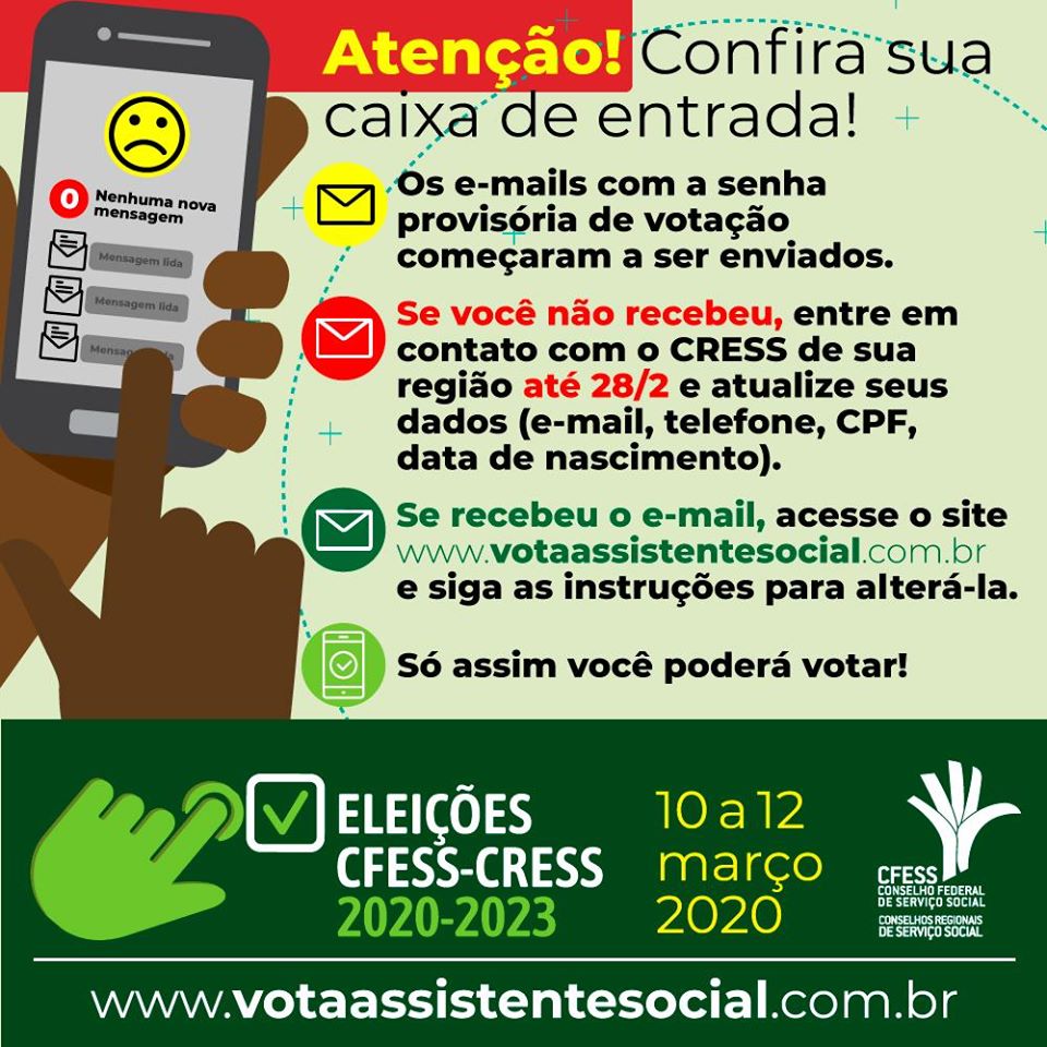 ELEIÇÕES CFESS-CRESS: A VOTAÇÃO ON-LINE COMEÇOU!