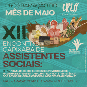 Cress - Maio da/o Assistente Social: conheça a programação do