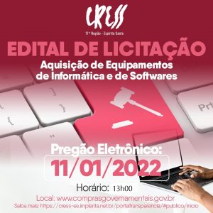 CRESS SC - AVISO DE LICITAÇÃO – TOMADA DE PREÇOS EDITAL
